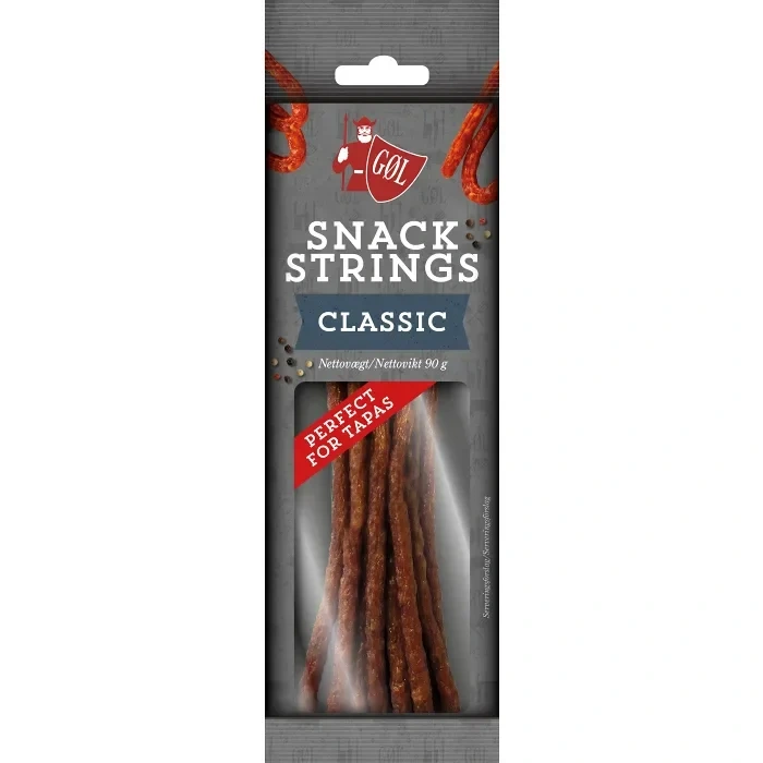 Ölkorv Snack Strings Classic 90g Göl