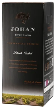 Johan uten Land Black Label Tempranillo 3l Bib 12%