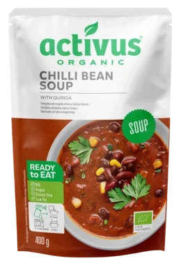 Vegan Chilli Bean Soup 400g Økologisk/vegan/glutenfri