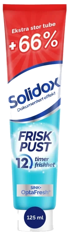 Solidox Tannkrem Frisk Pust 125ml