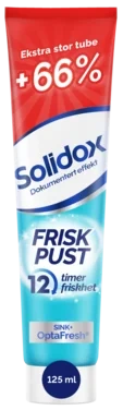 Solidox Tannkrem Frisk Pust 125ml