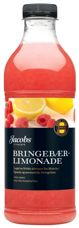 Limonade Bringebær 1l Jacobs