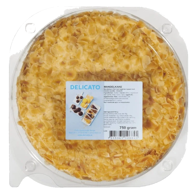 Mandelkake 750g Delicato