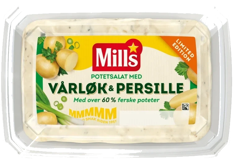 Potetsalat Vårløk & Persille 650g Mills