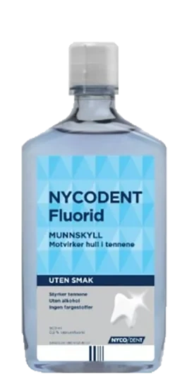 Nycodent Fluorid Uten Smak 500ml