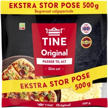 Original Ekte Revet Ost 500g Tine