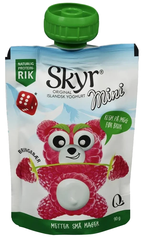 Skyr mini bringebær
