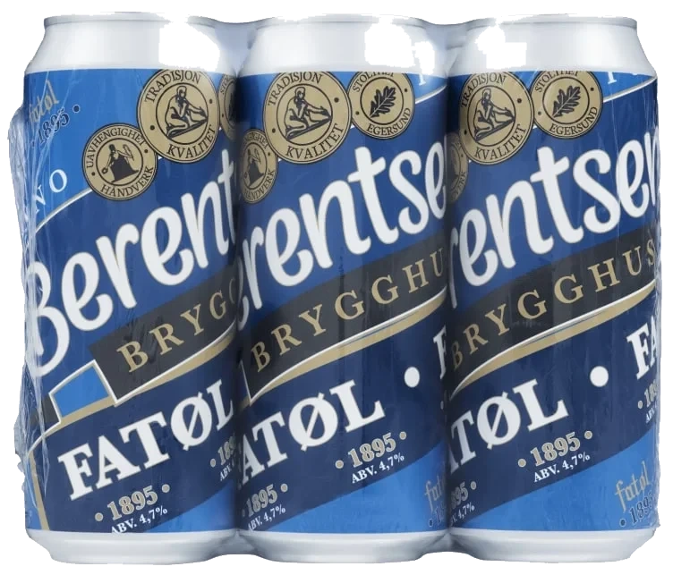 Fatøl 1895 0,5lx6 boks Berentsens