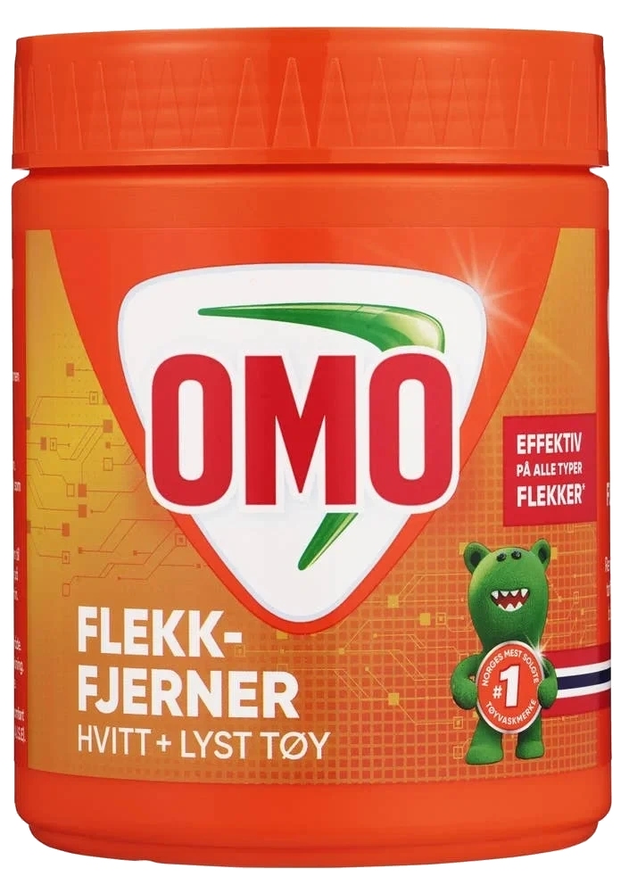 Flekkfjerner til hvitt & lyst tøy