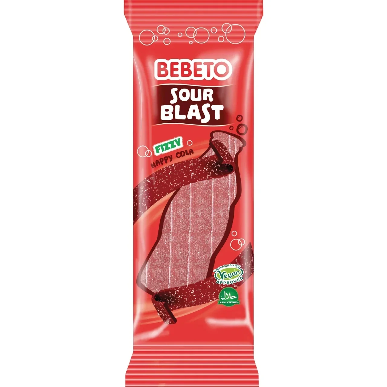 Bebeto Sour Blast Fizzy Cola 180g