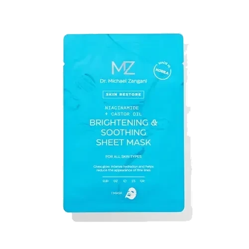 Dr. Michael Zangani Skin Restore Brightening & Soothing Sheet Mask 1 stk