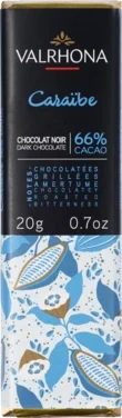 Kaffesjokolade 66% Caraibe 20g Mini Bar Valrhona