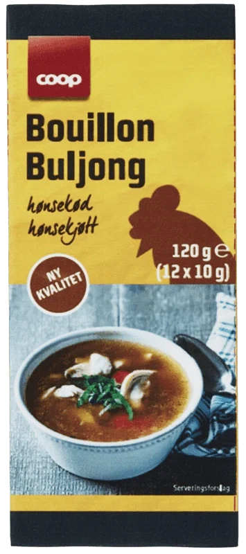 Coop Hønsebuljong 12stk 120g