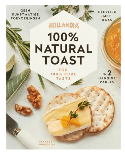 Hollandia 100% Natural Toast 100g