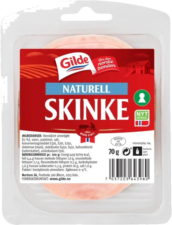 Naturell Skinke