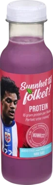 Vm-kiwi Protein Smoothie Røde Bær 330ml