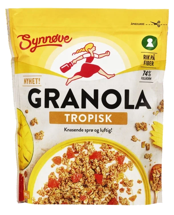 Granola Tropisk 390g Synnøve