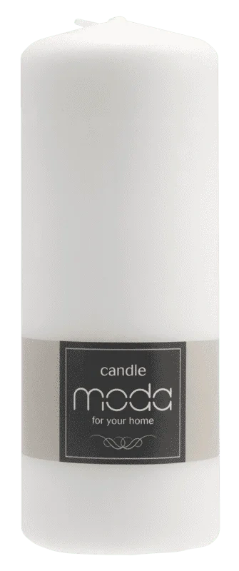 Moda Kubbelys Hvit 8X20cm