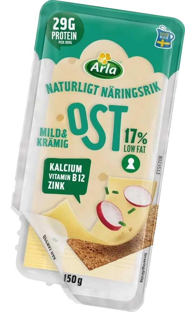 Ost Mild & Krämig Skivad 17%