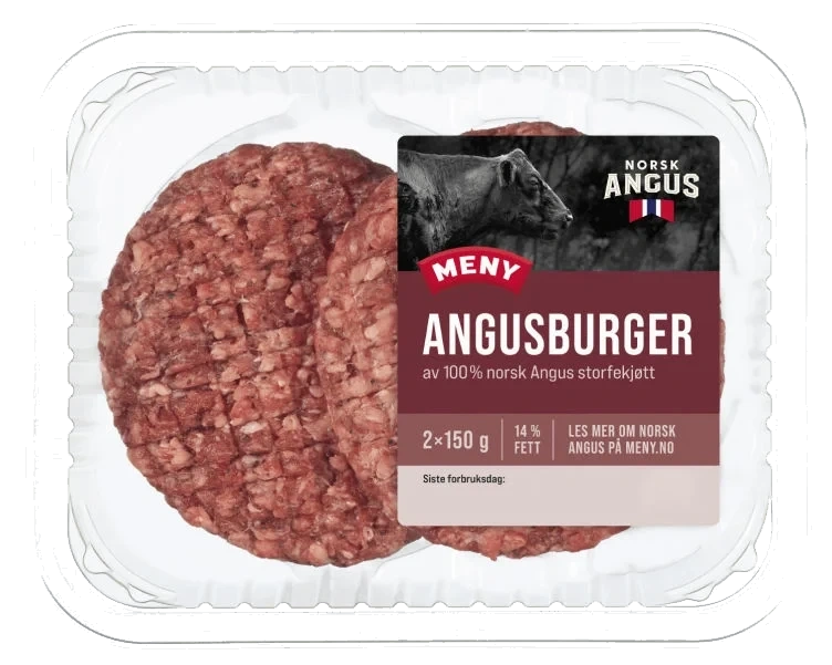 Angusburger 2x150g Meny