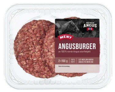 Angusburger 2x150g Meny
