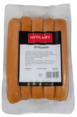 Grillpølser 600g Frys Mydland