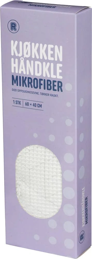 Mikrofiber tørkehåndkle