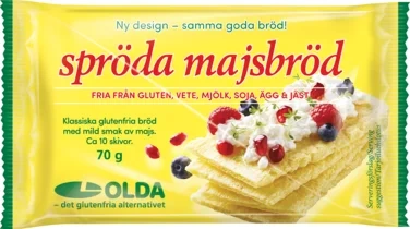 Sprøde Maisbrød Glutenfri Oldas