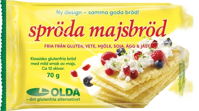 Sprøde Maisbrød Glutenfri Oldas