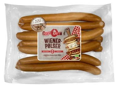 Wienerpølser 470g Toten Kjøtt