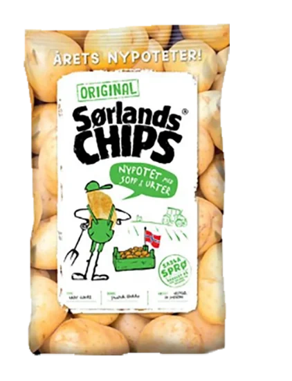Sørlandschips Nypotet Sopp & Urter 180g