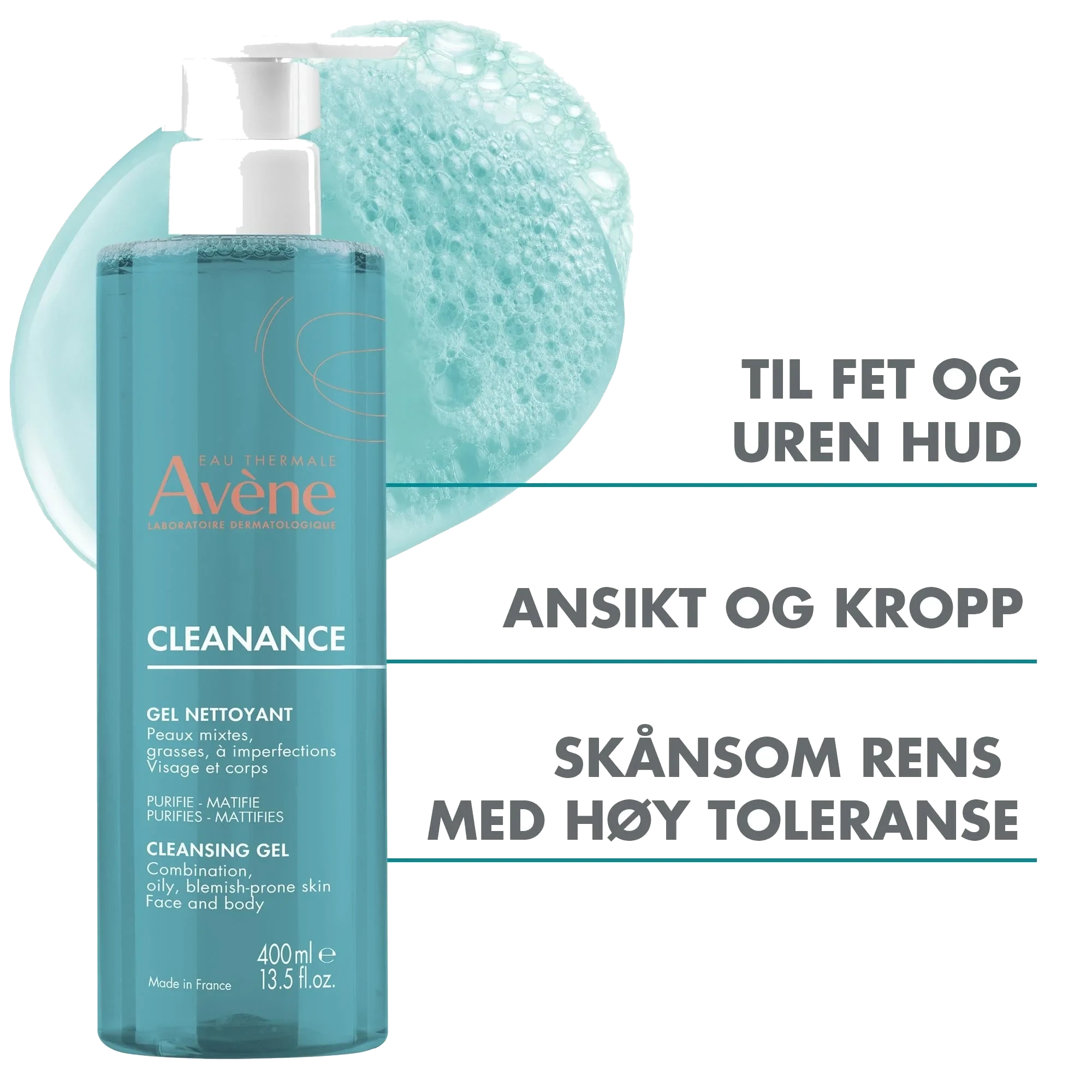 Avène Cleanance Cleansing Gel, 400 ml