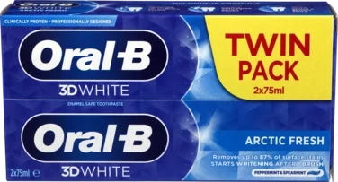 Tannkrem 3D White Arctic Fresh 2x75ml Oral-B
