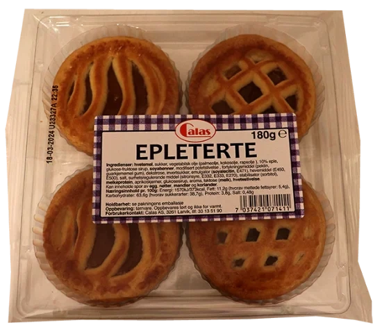Epleterte 180g