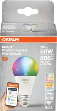 Smart+ Led Lyspære Wifi Cla 60 E27 Rgbw