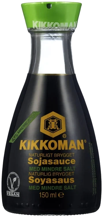 Kikkoman Soyasaus Mindre Salt 6x150ml