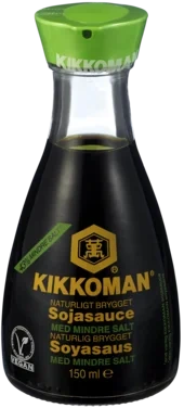 Kikkoman Soyasaus Mindre Salt 6x150ml