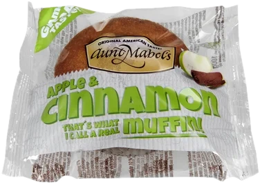 Muffins Apple Cinnamon 100g Aunt Mabels