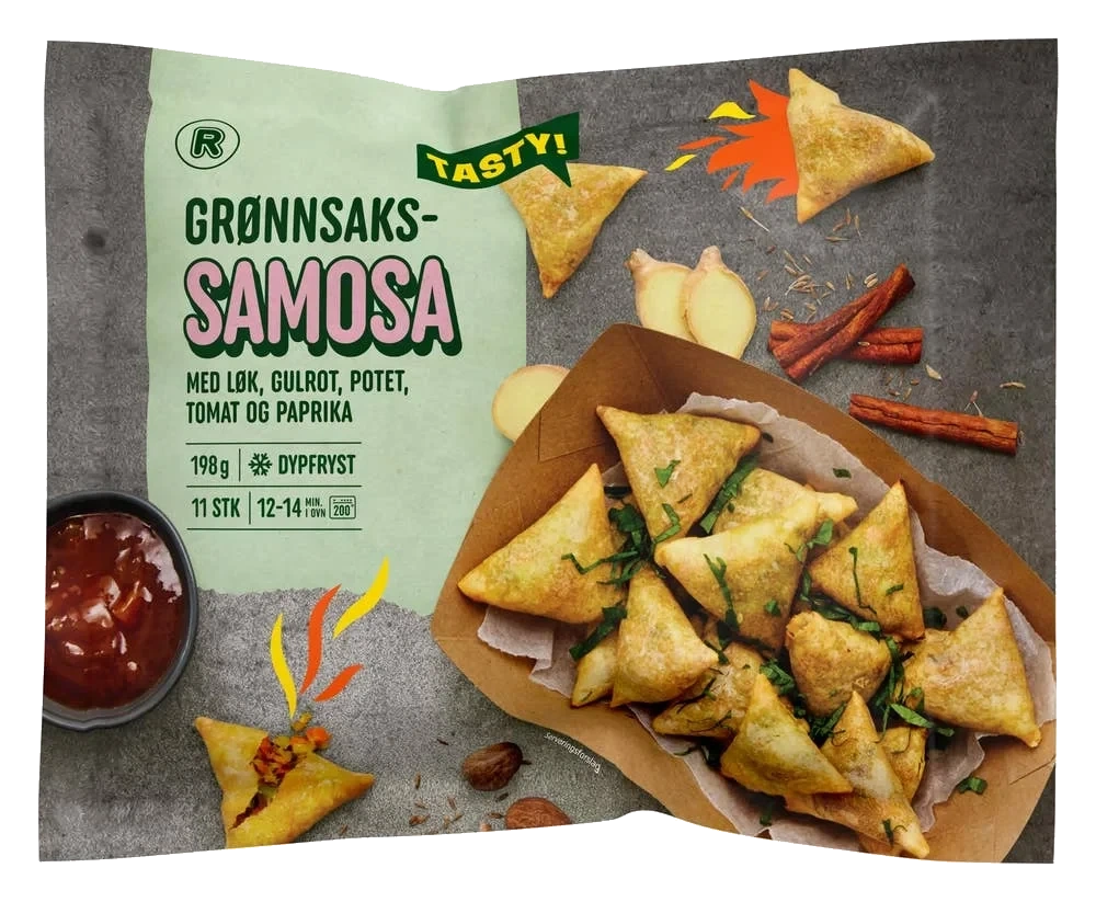 Grønnsaks-samosa