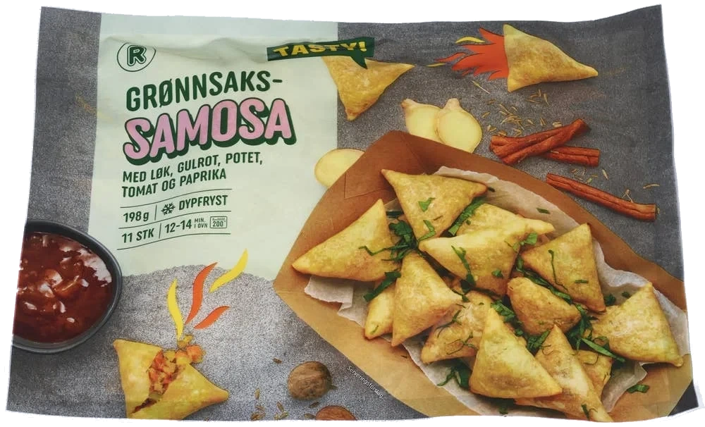 Grønnsaks-samosa