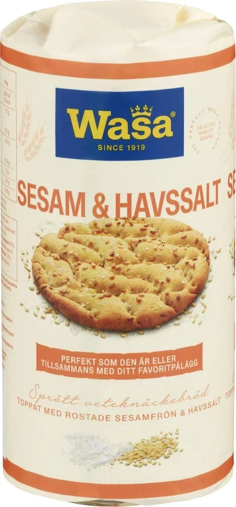 Knekkebrød Runda Sesam & Havsalt