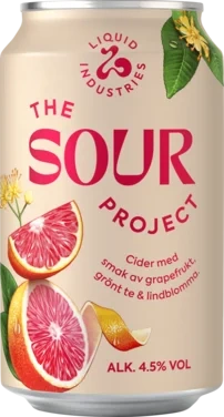 The Sour Project Grapefruit Linden Flower & Green Tea 4,5% 33cl