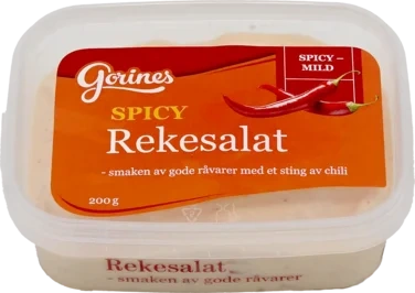 Rekesalat Spicy 200g Gorines