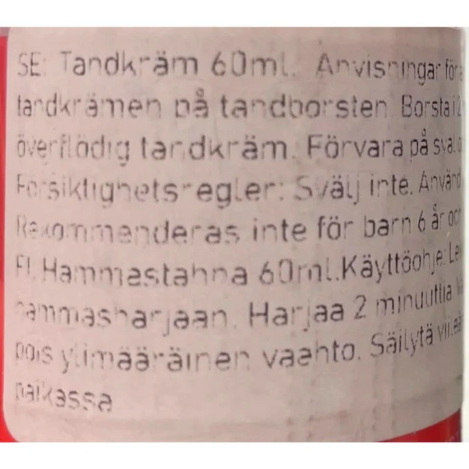 Tandkräm Strawberry