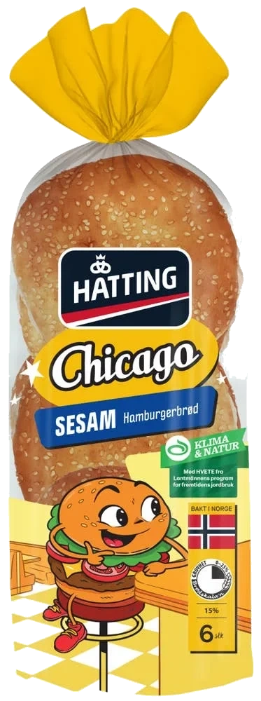 Chicago hamburgerbrød