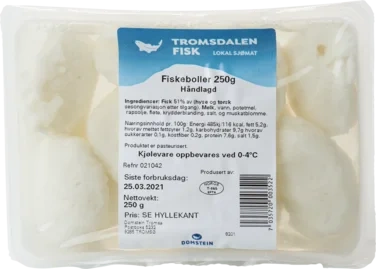 Fiskeboller 250g Tromsdalen