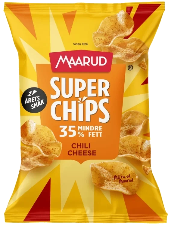 Superchips Chili&Cheese 130g Maarud