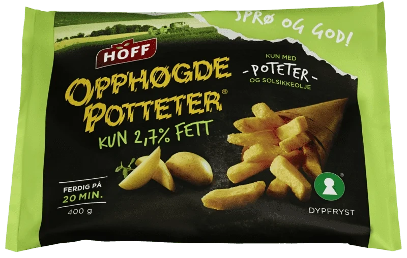Hoff Opphøgde Potteter 2.7% Fett 400g