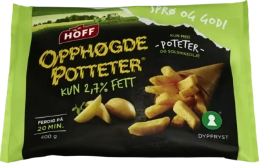 Hoff Opphøgde Potteter 2.7% Fett med Skall 400g