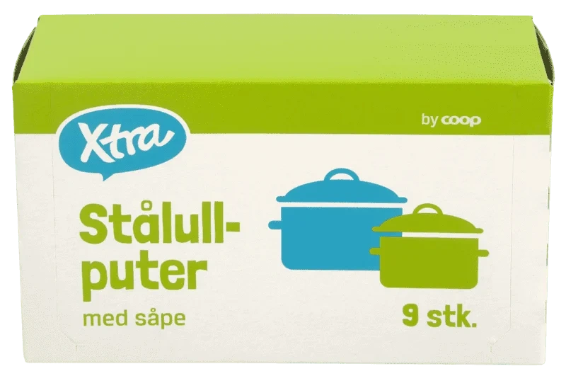 X-tra Stålullputer med Såpe